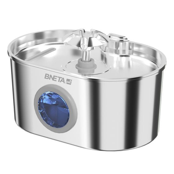 BNETA Pet W1 Automatic Stainless Steel Pet Water Fountain with Circulating Filtration