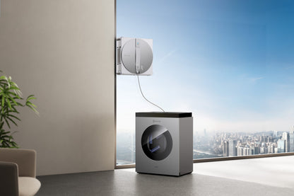 ECOVACS WINBOT W3 OMNI Robot Window Cleaner – Vortex Wash and WIN-SLAM 5.0 Sensor Detection