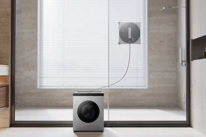 ECOVACS WINBOT W3 OMNI Robot Window Cleaner – Vortex Wash and WIN-SLAM 5.0 Sensor Detection